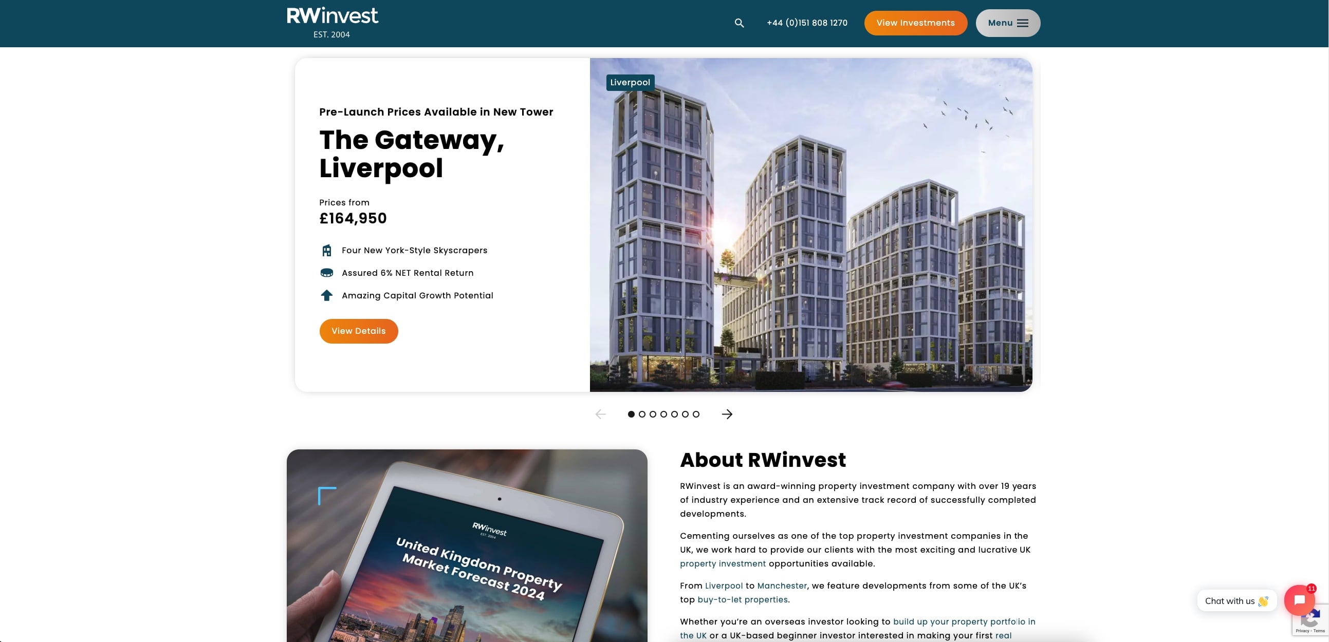 RWinvest Website